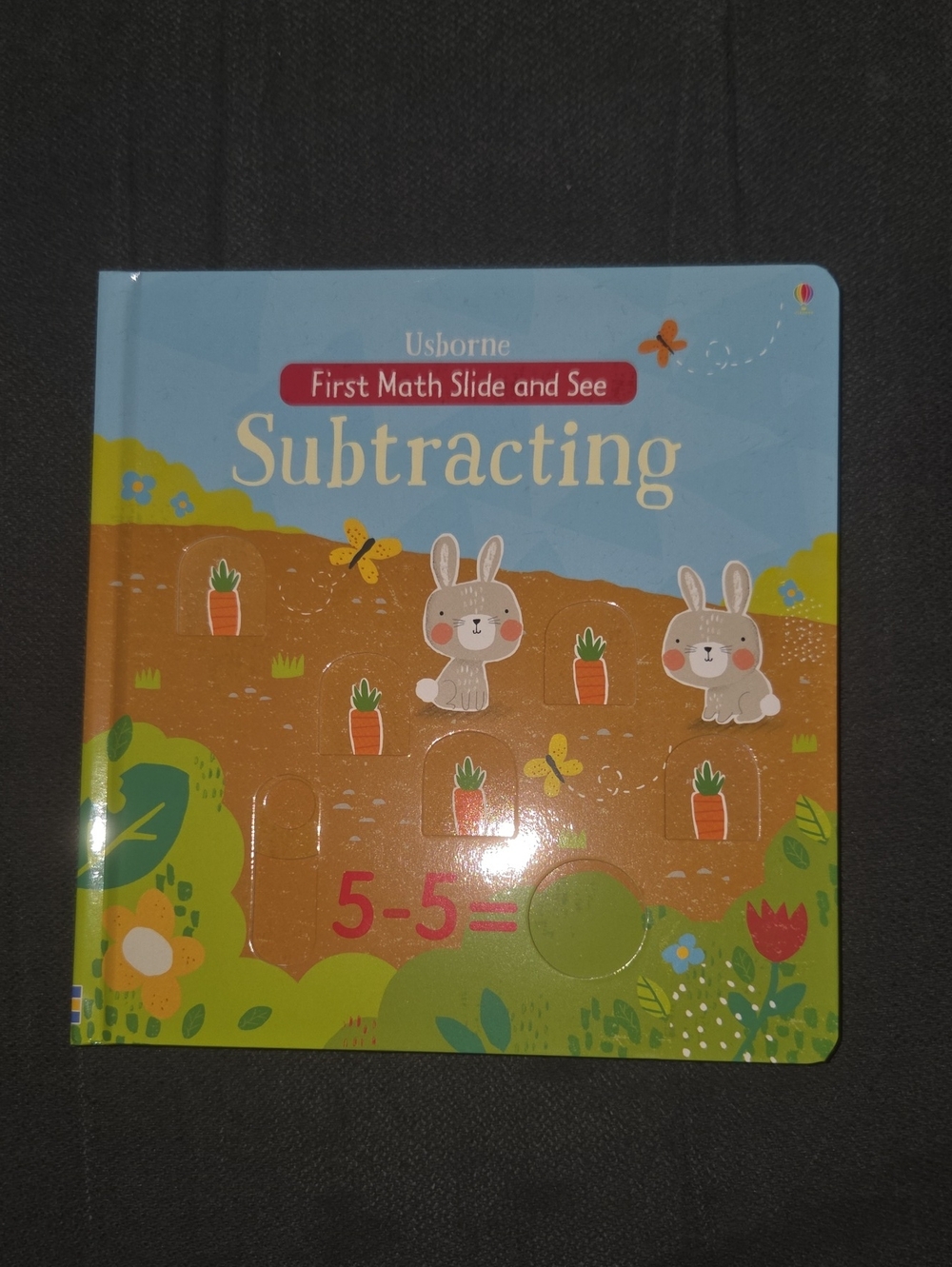 Usborne Subtracting First Math Slide and See Book